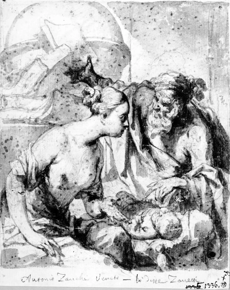 Studio per Abramo che insegna l'astrologia agli egiziani - Nationalmuseum, Stoccolma